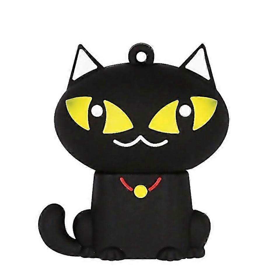 For Microdrive 64gb Usb 20 Creative Cute Cat U Disk Black