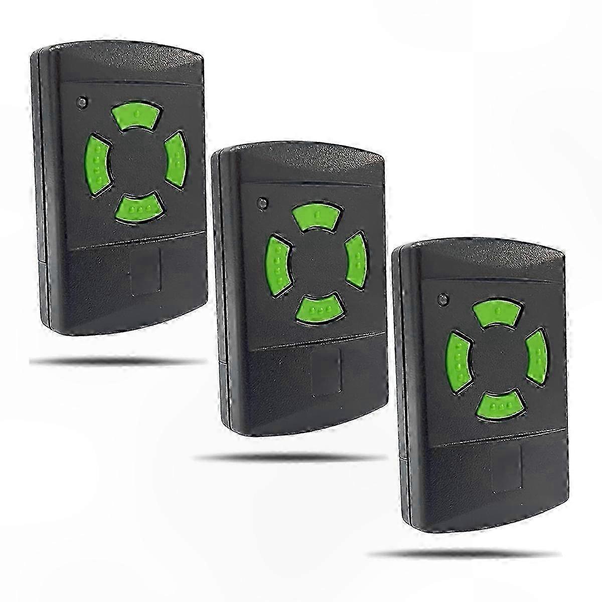 Universal 26.975MHz Garage Door Remote Control Replacement - 3 Pack for Compatible Systems