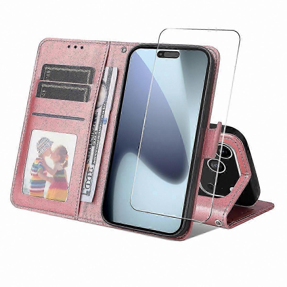 Premium Leather Case with Screen Protector for Advanced Smartphones