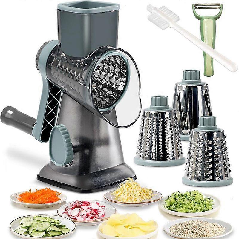 Rotary Cheese Grater Shredder with Handle