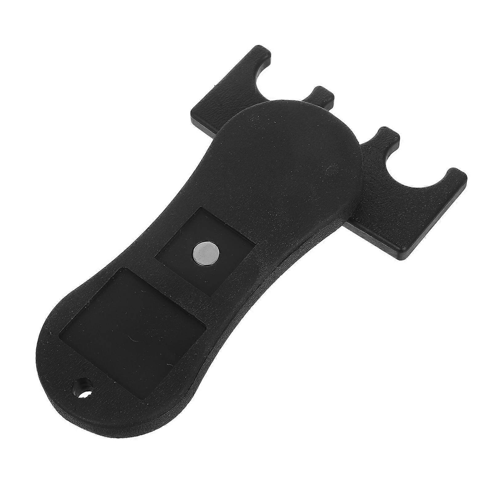 Billiard Cue Rack 3Pcs Rectangular Design For Billiards Enthusiasts Home Use Black Durable Materials Stable Support