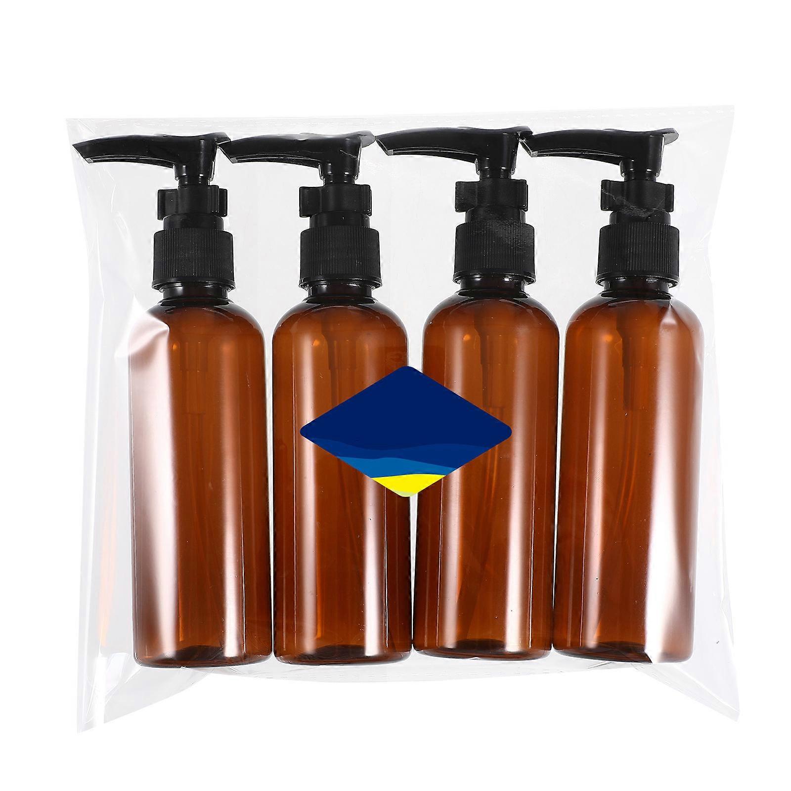 Lotion Bottles with Pump Dispenser Bottles for Storage Use 4Pcs