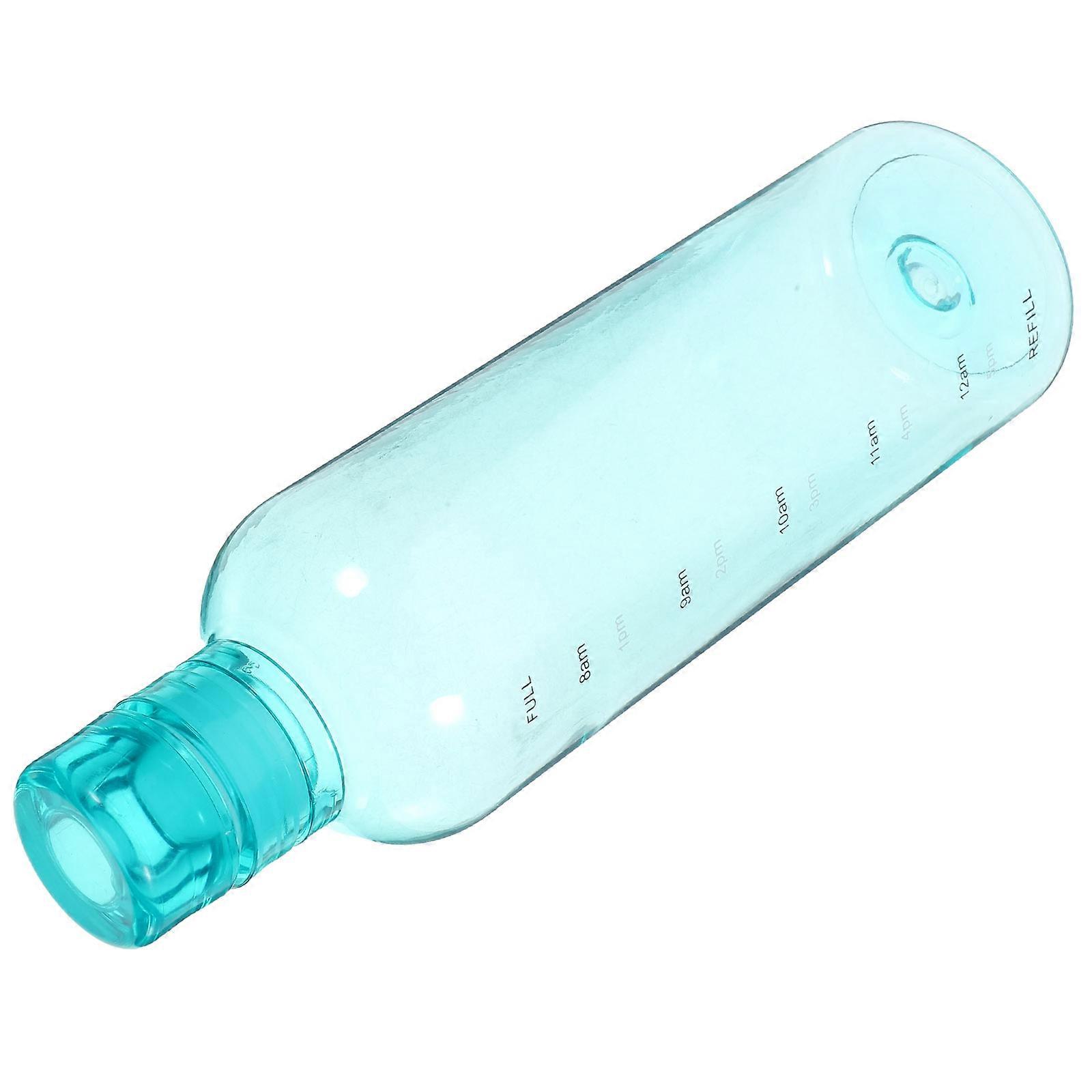 Clear Water Bottle with Time Scale Portable and Reusable 4Pcs