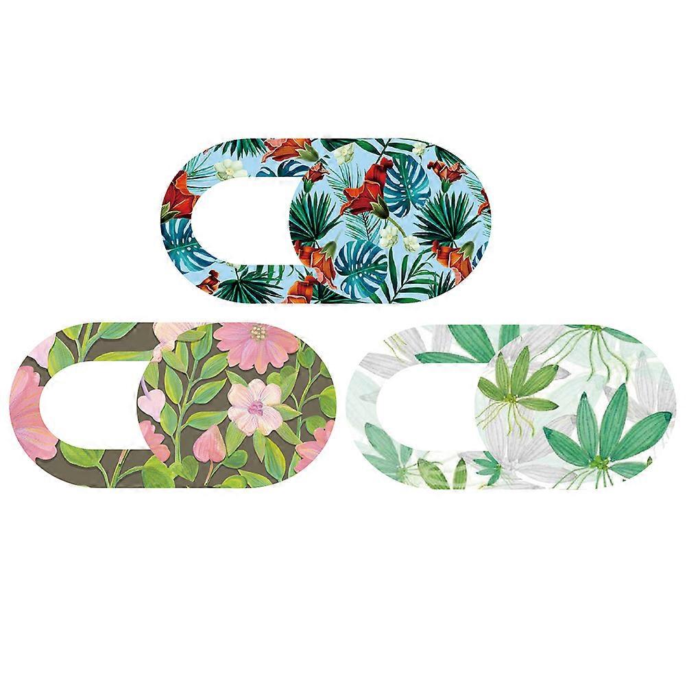 Laptop Accessories 3Pcs Webcam Cover For Tablet Daily Use Assorted Color Privacy Protection Strong Adhesive
