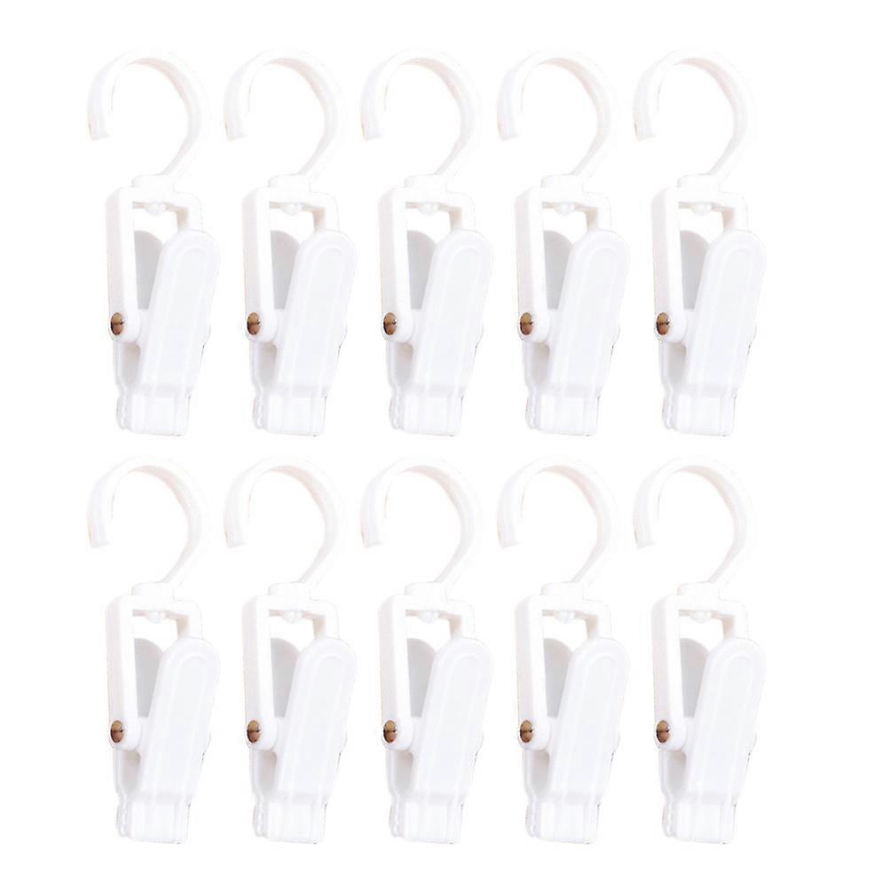 Plastic Hooks Coat Hooks for Storage 30Pcs with 360 Degree Rotation
