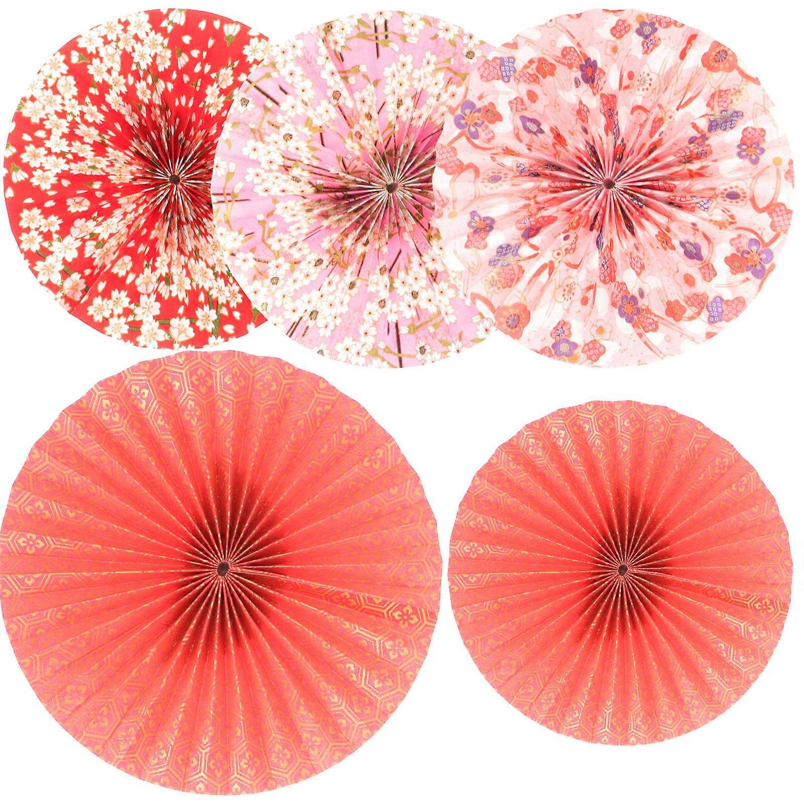 Hanging Paper Fans Party Decor 20 Pcs Assorted Color For Festive Atmosphere Enhancement And Weddings