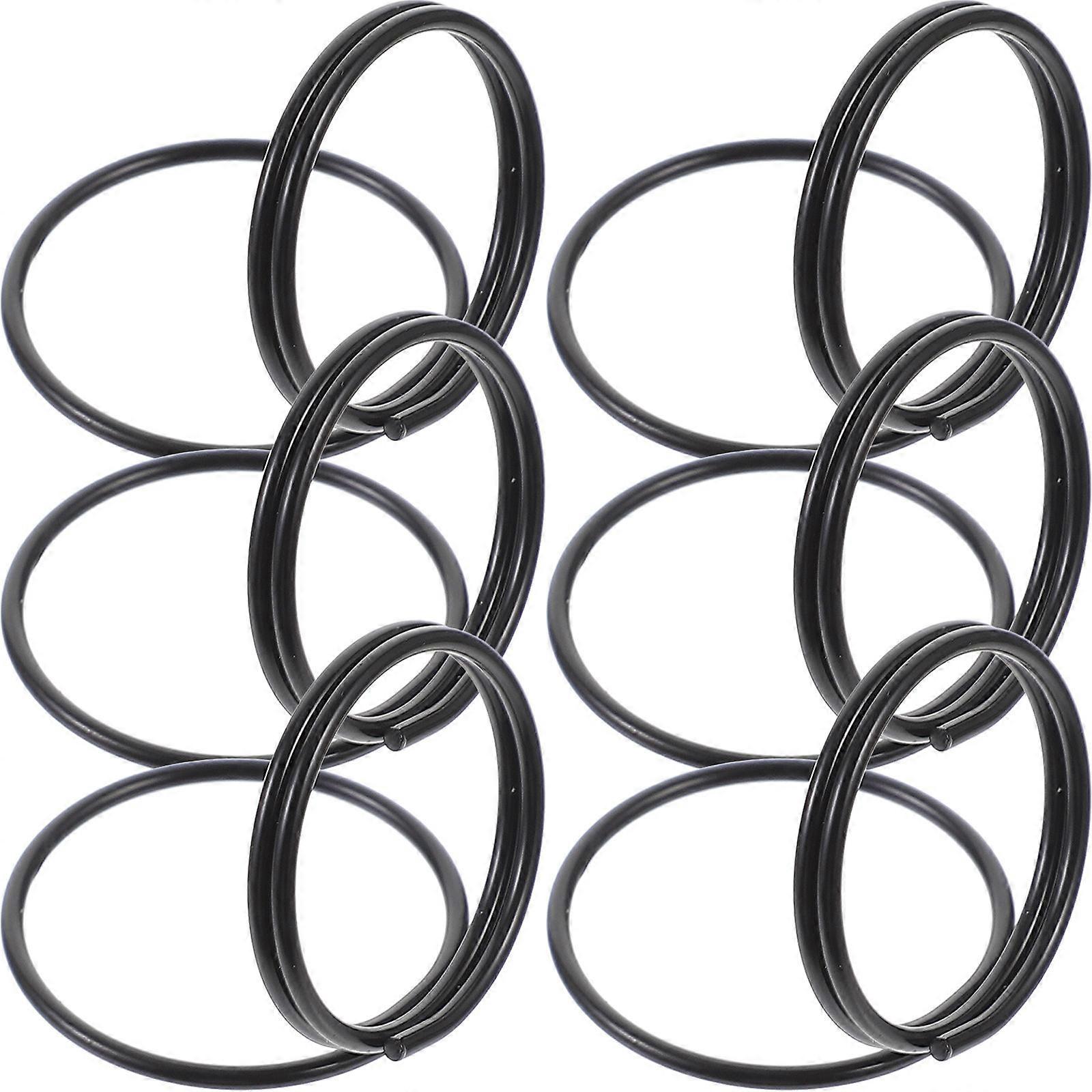Decorative Memo Clips For Card Displays And Everyday Use Black Color With Circular Shape 24Pcs
