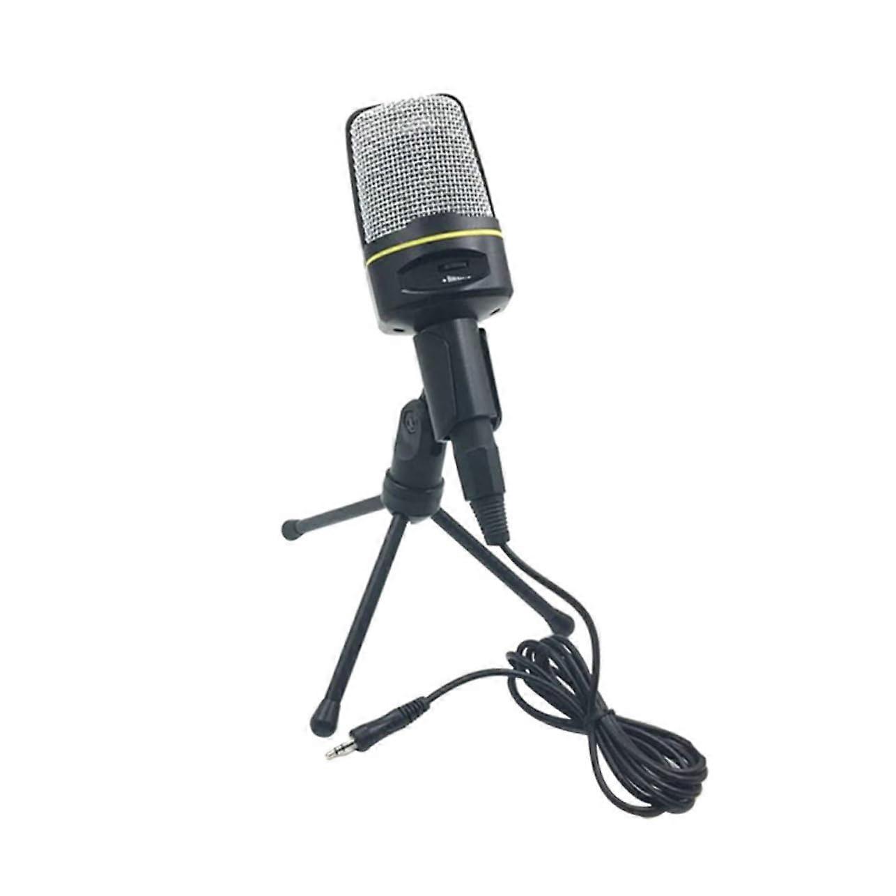 Gaming Condenser Microphone Desktop Set With Tripod Stand Noise Reduction Easy Installation Studios Conference Use