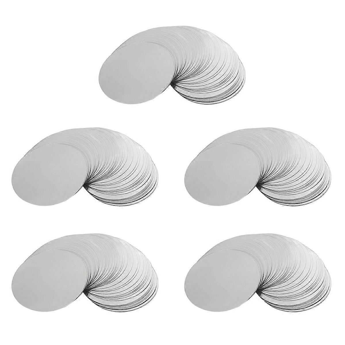 200 Pcs 3 Inch Silver Wine Pourer Discs Drip-Proof Pour Wine