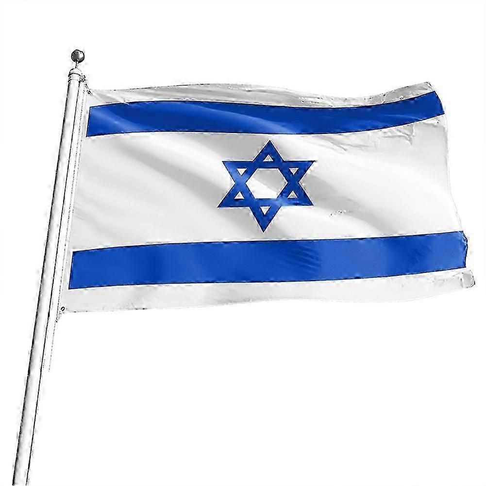 Durable Israel Flag - High Quality Smooth Texture for Buildings & Outdoor Use