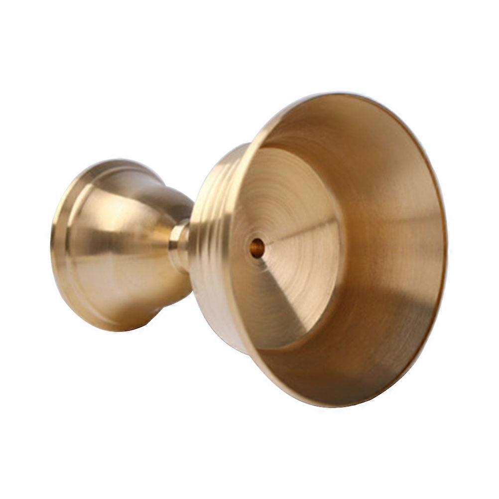 Pentacle Pattern Copper Candlestick for Butter Lamp Holder