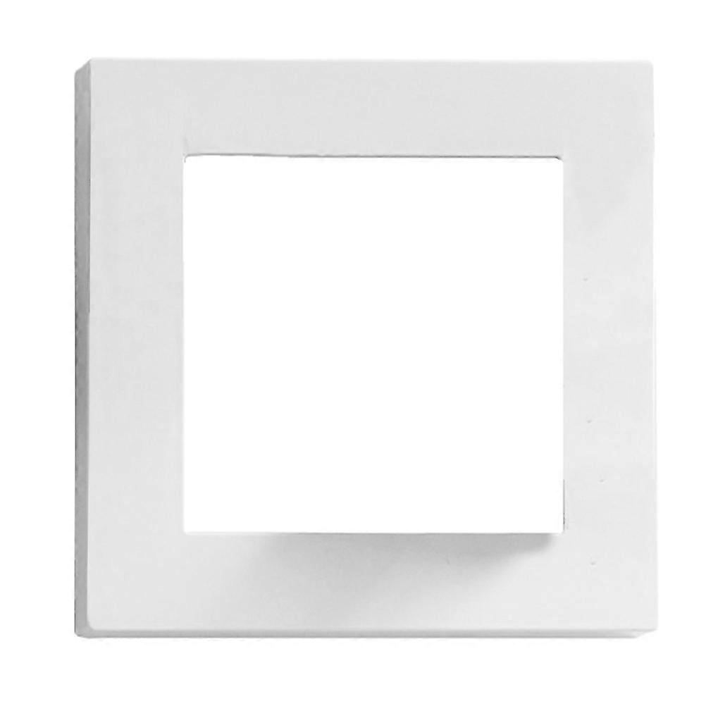 Decorative Craft Frame Plastic Display Frame for Storage 1Pcs White