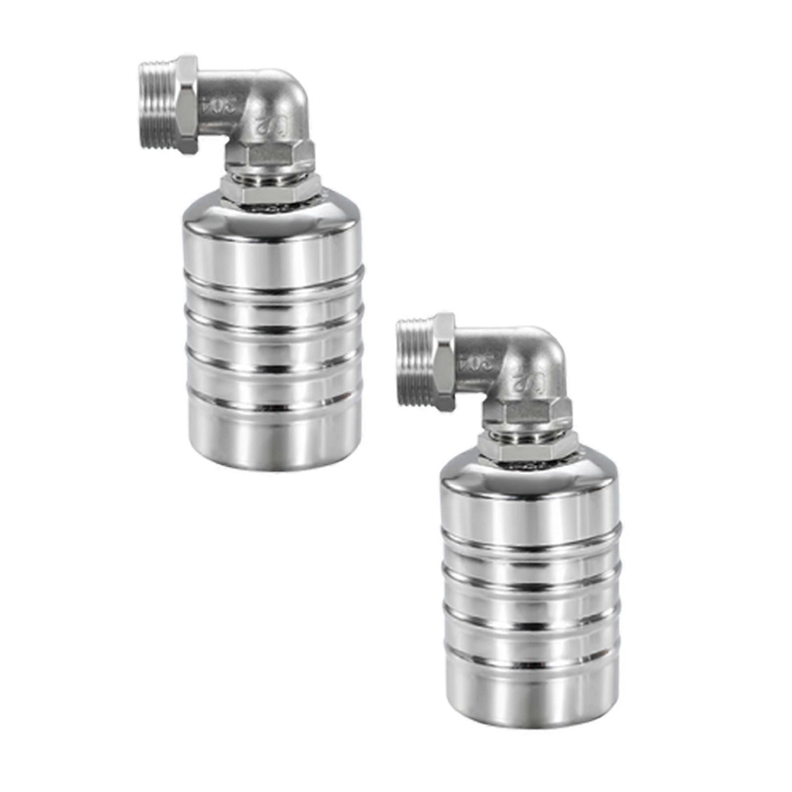 304 Stainless Steel Fully Automatic Water Level Control Float 2024 New Auto Shut Off Mini Float Automatic Water Level Controller For Water Tank *2PCS