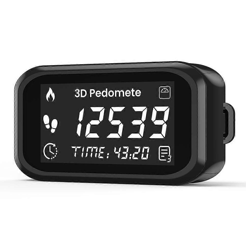 3D Pedometer For Sport, Accurate Step Counter With Lcd Display