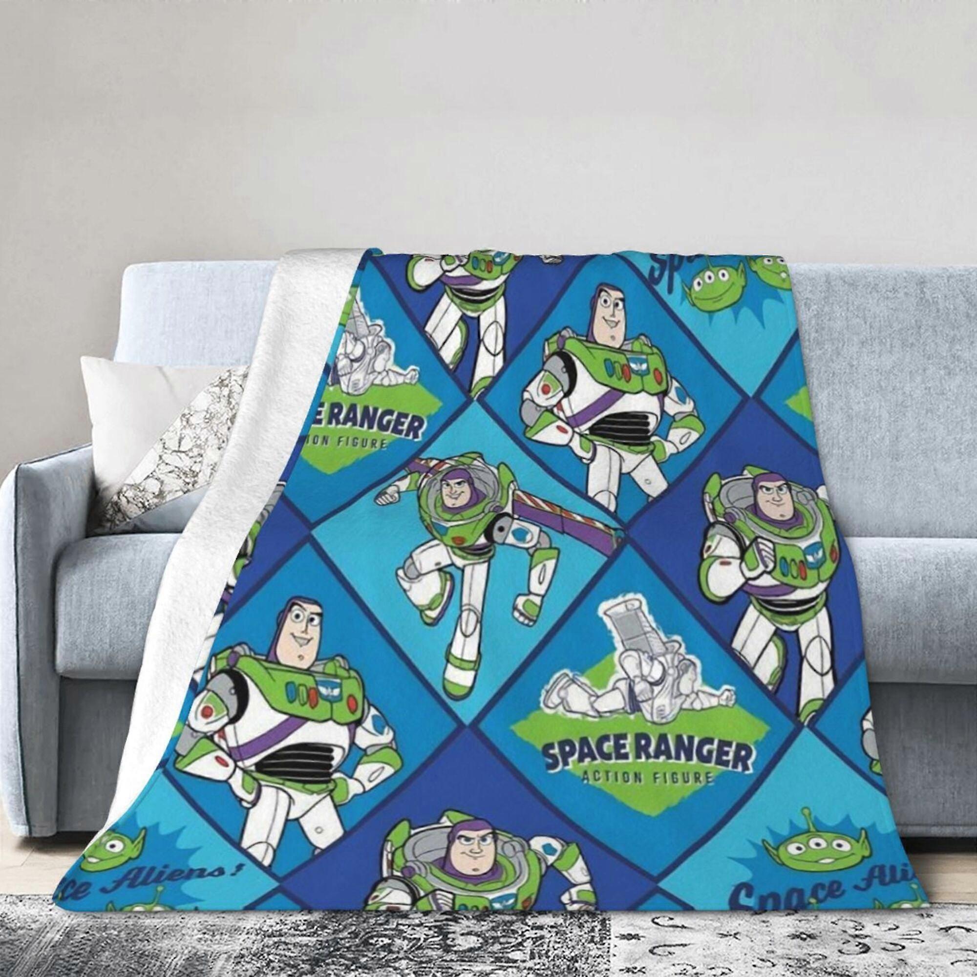 Buzz Lightyear Throw Blankets plush travel Blankets Bedroom living room sofa office