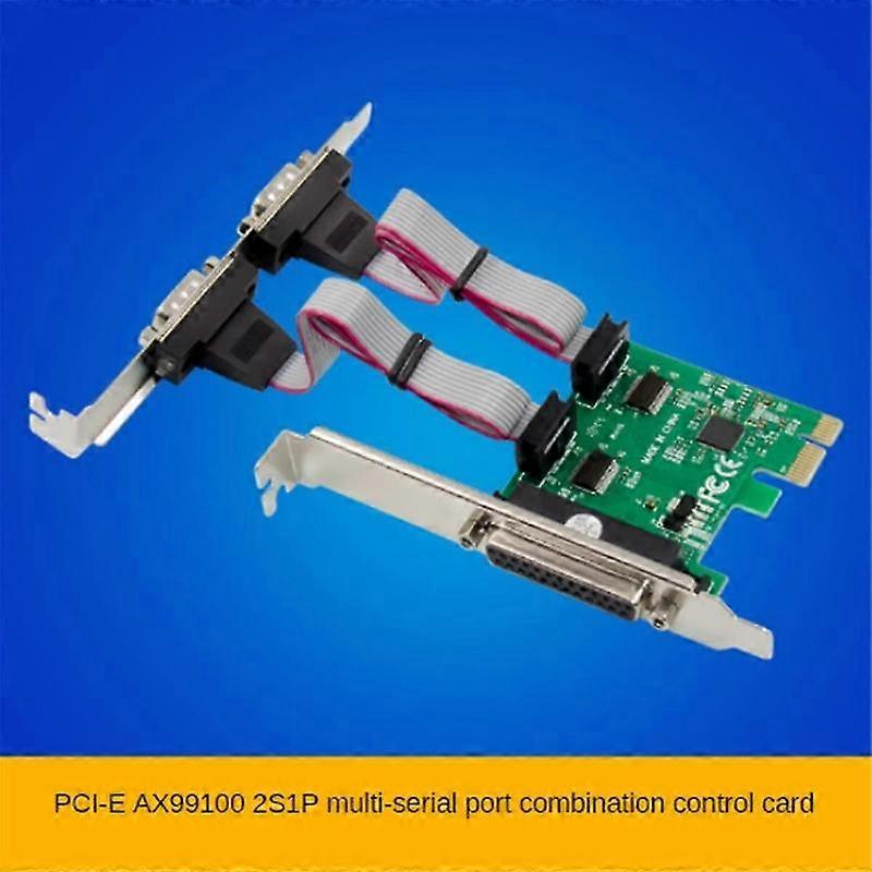 Expansion Card ST317 PCIe X1 AX99100 2S1P Industrial RS232+LTP Control Multi-Function Convenient Exp