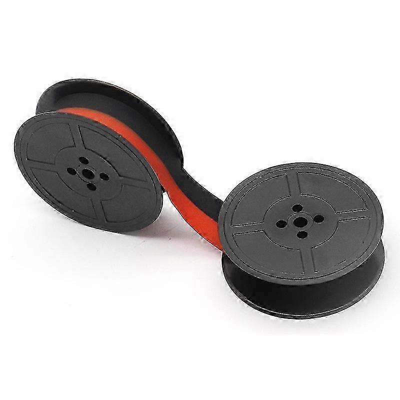 2Pcs Typewriter Ribbon Twin Spool Typewriter Ribbon Red and Black Twin Spool Replacement Pack for Most Typewriter