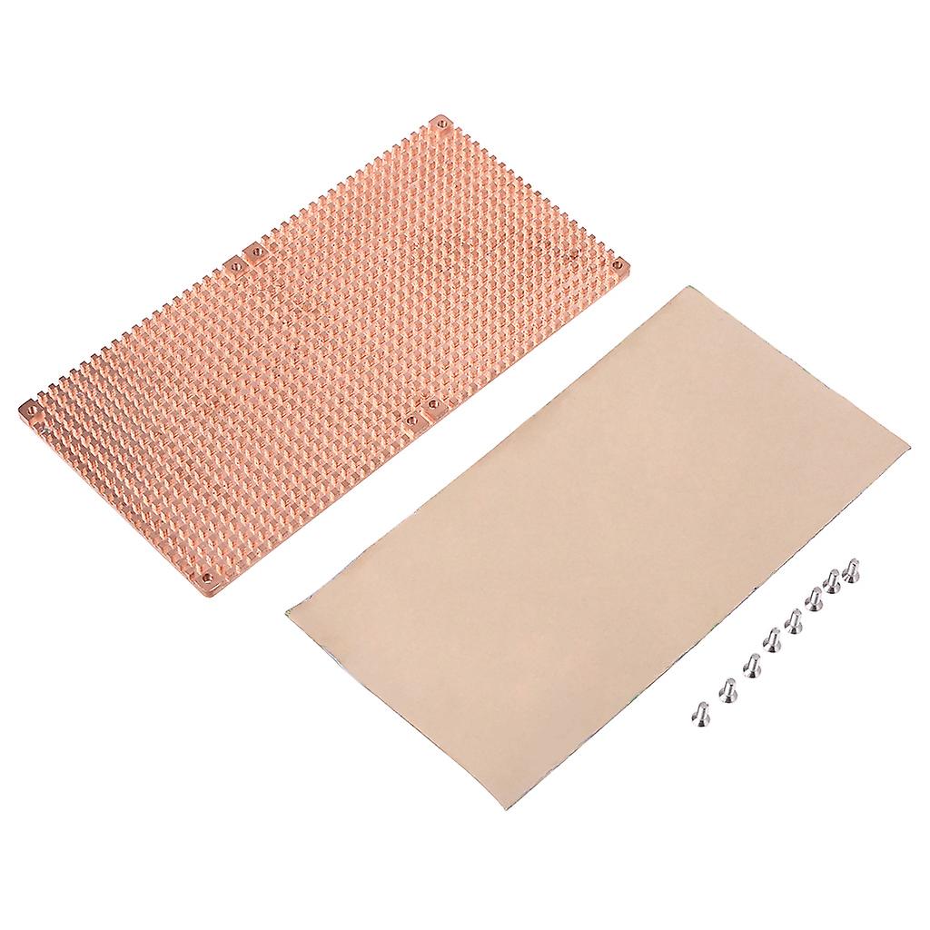 Full Block 3090/3080 Copper Cover Plate Graphics Card Back Heat Sink