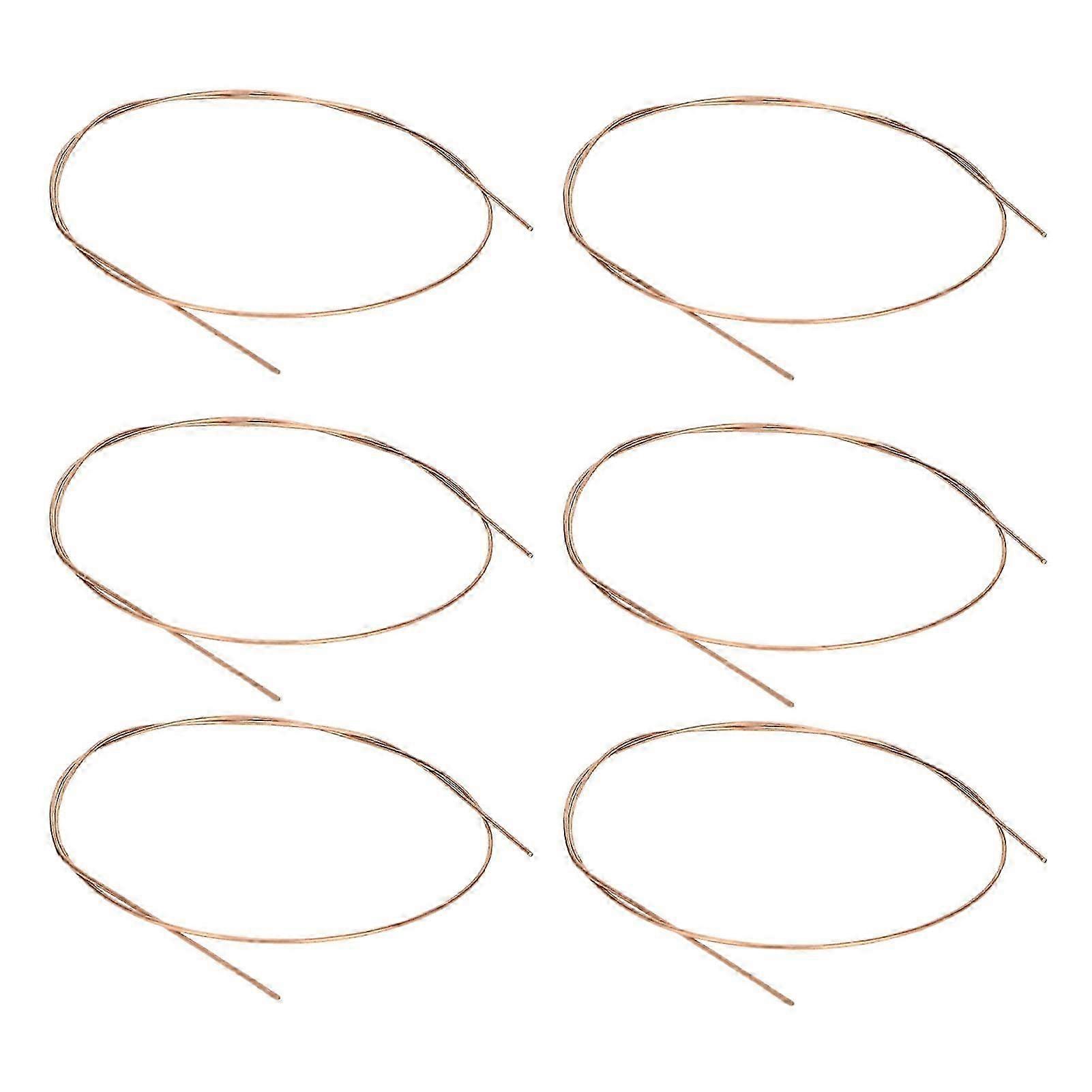 20pcs Red Copper Welding Rods Low Temperature 0.04in Diameter Round Copper Brazing Rods