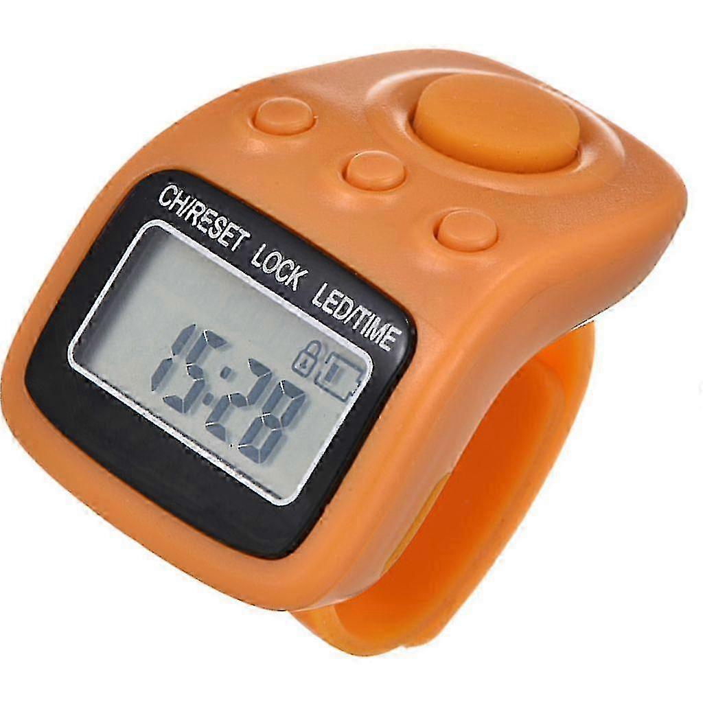 Finger Counter Resettable Clickers 6 Digit Digital Tally Counter Time Display
