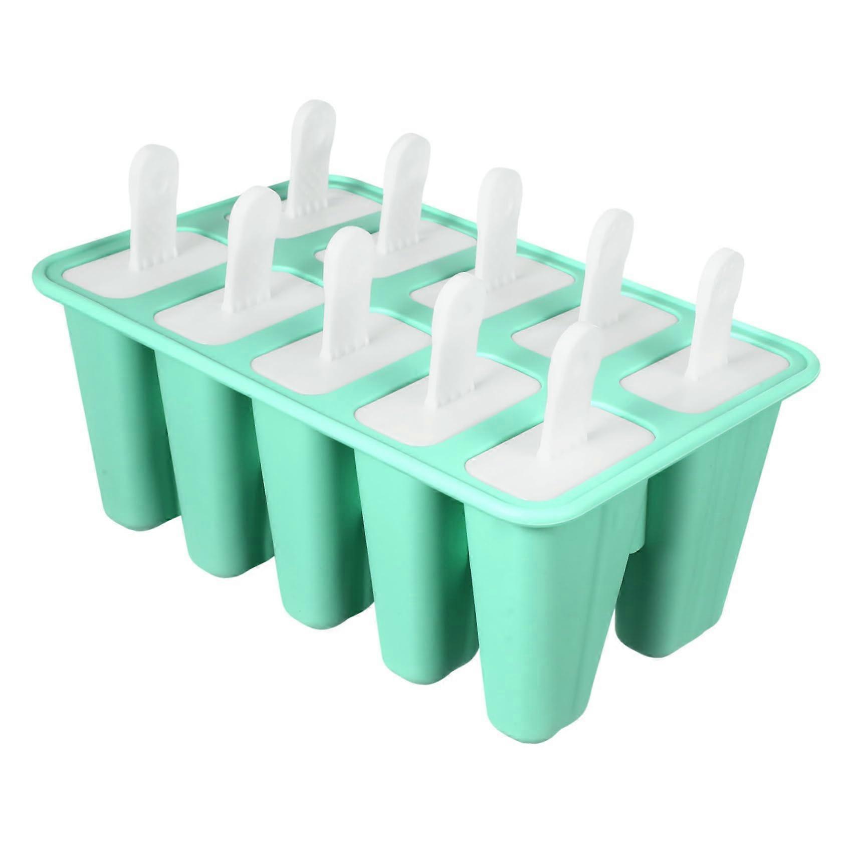 DIY Popsicle Mold TenGrid Silicone Mold With Lid And Sticks For Home Kitchen Making Popsicles