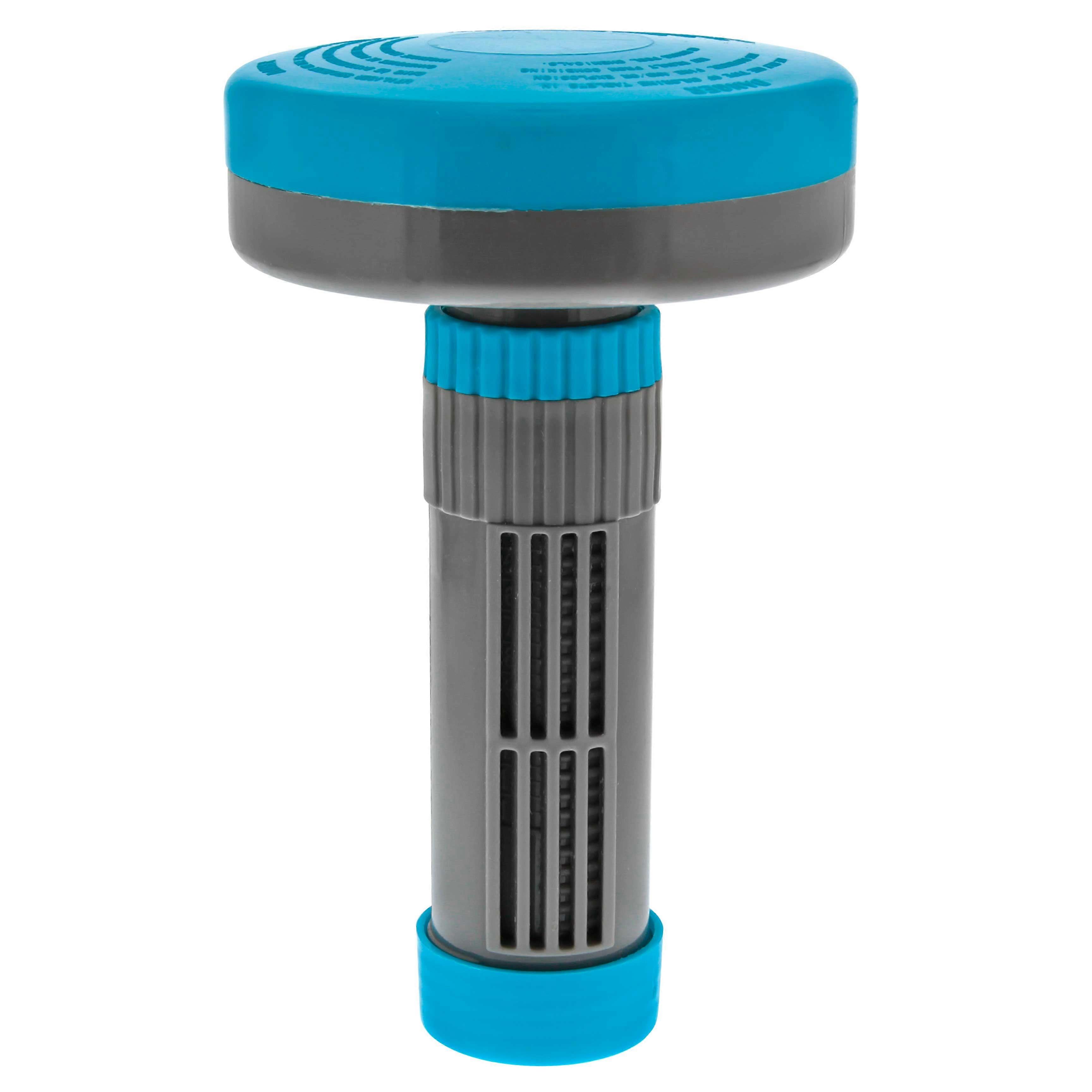 U.S. POOL SUPPLY Floating Spa, Hot Tub & Small Pool Chlorine and Bromine Chemical Dispenser - Holds 1" Tablets, 13 Flow Level Control Setting