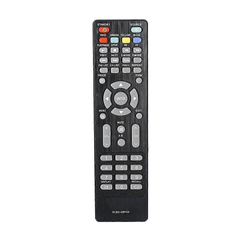New SLED-40FHD Remote Control for SANSUI SLED-40FHD,TV Remote Controller Comfortable Hold Feeling Controller Replacement