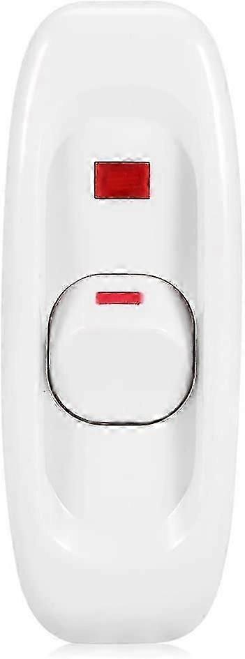 Lamp Switch, AC 250V 10A Inline on/Off Table Desk Table Lamp Cord Cable Switch with Indicator Light