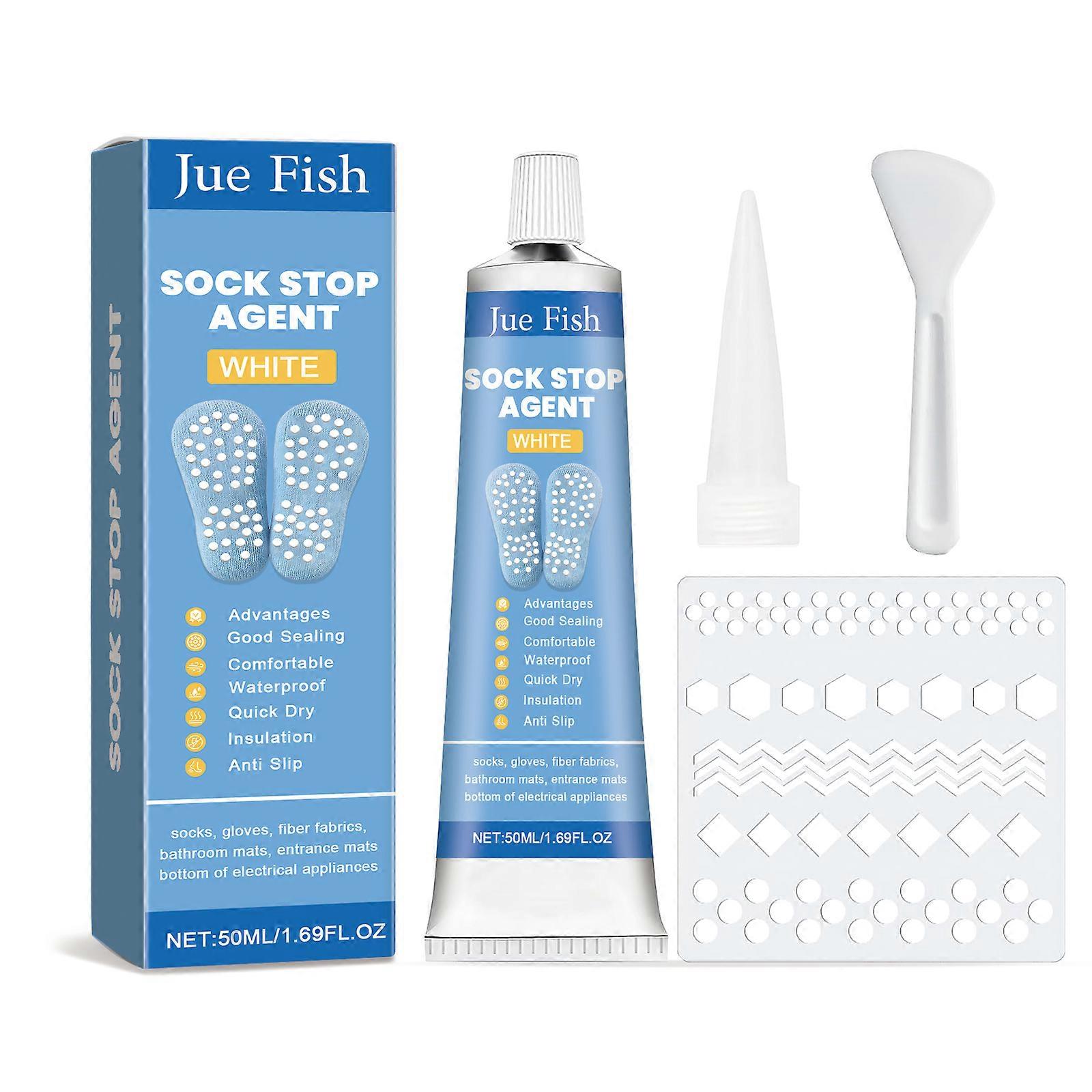 Socks Anti-Slip Rubber Set Contains Silicone Oil