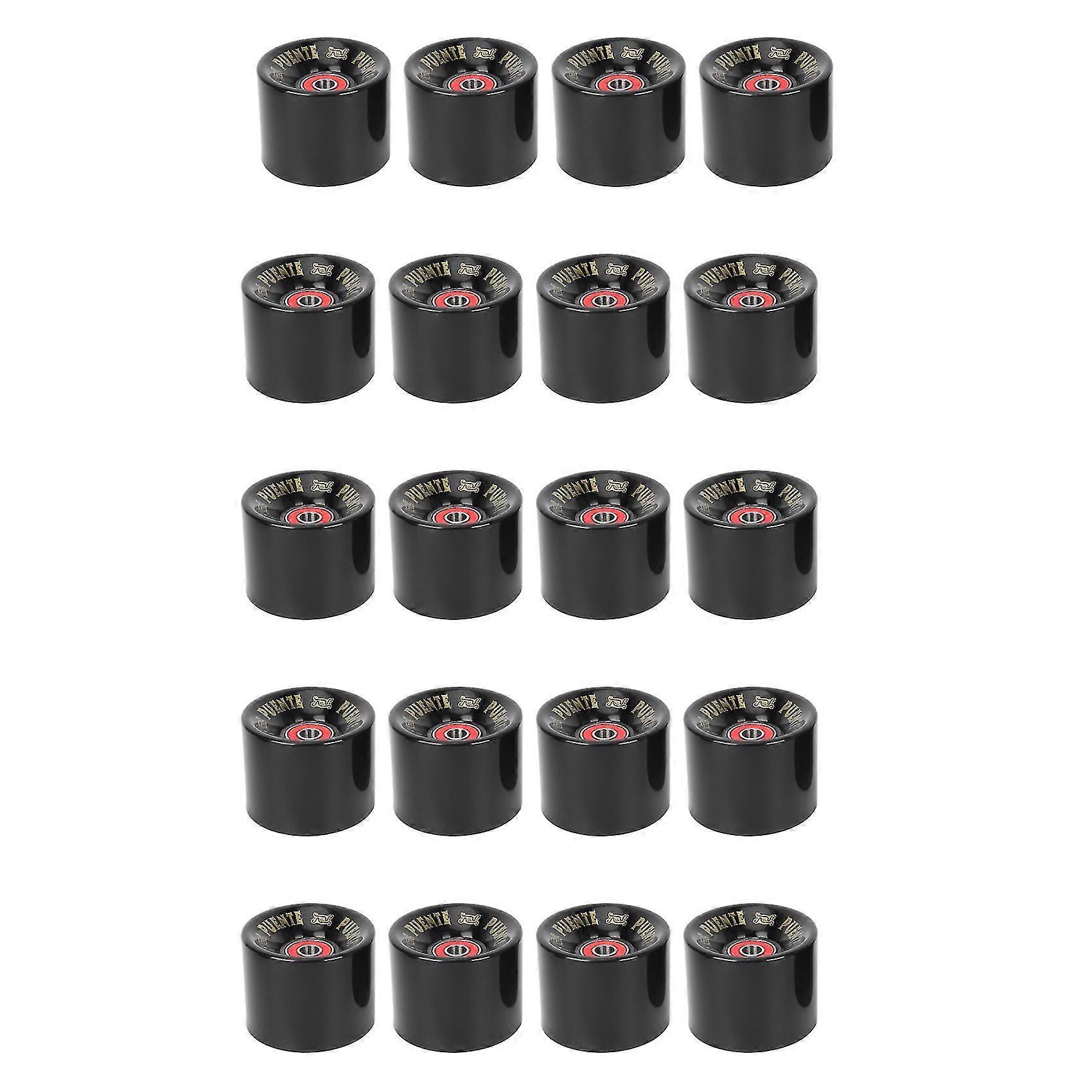 بوينتي 20 قطع كروزر لوح التزلج عجلات بو عجلات طويلة المجلس كروزر عجلات مع Abec-9 محامل