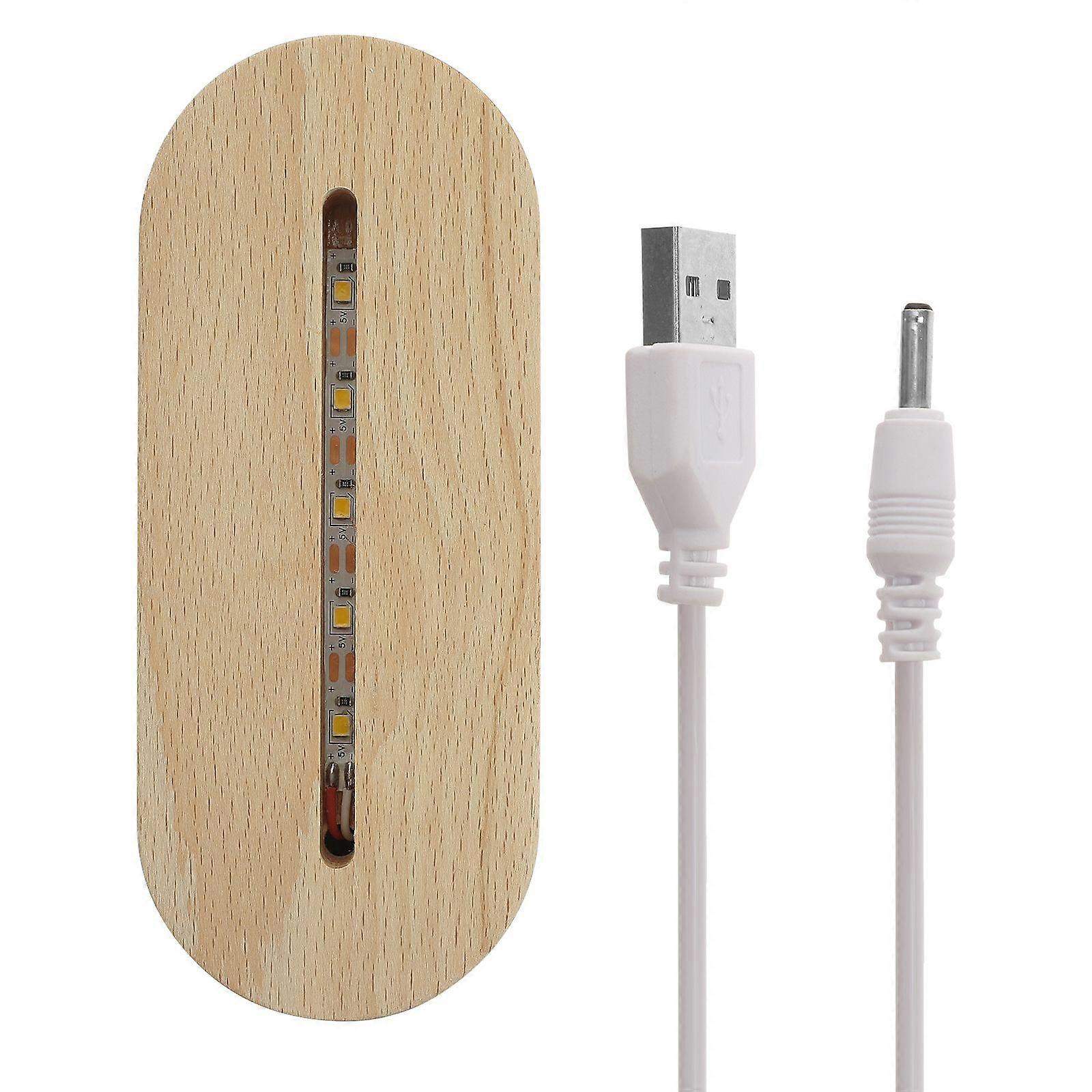 Light Display Base Tre LED-skjerm Base LED-skjermstativ for krystalllys