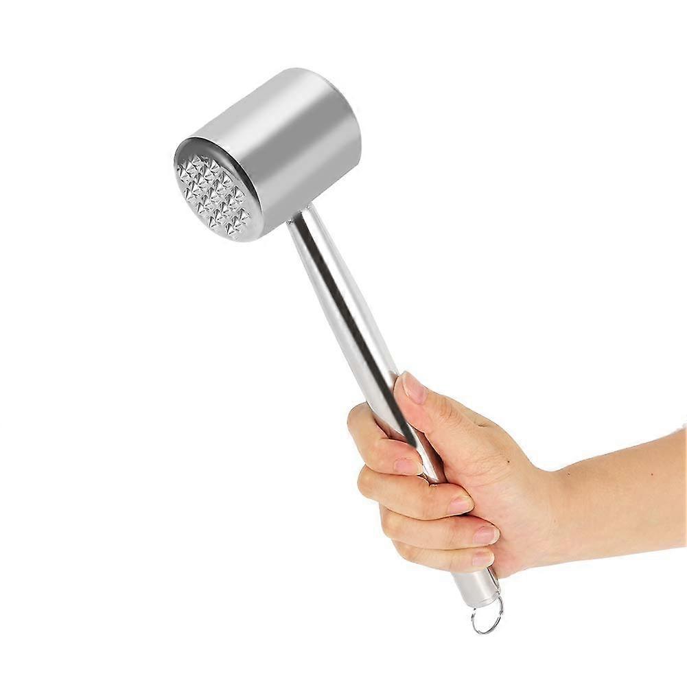 MirrorPolished Meat Mallet Enhancing Meat Flavor Easy To Grasp For Professional Chefs