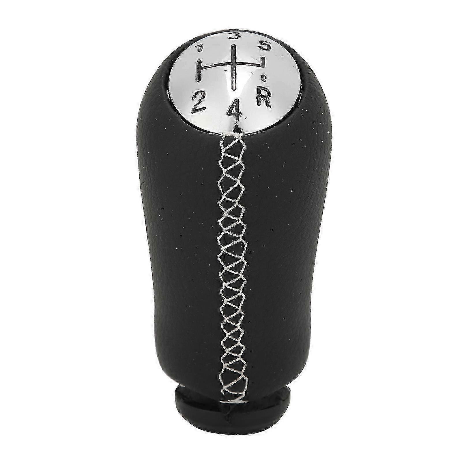 Car Gear Shift Knob 5 Speed Replacement for Certain Brands Silver Black