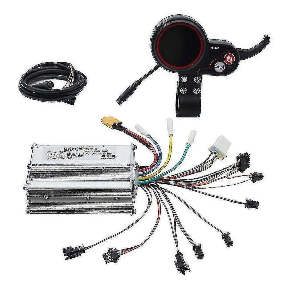 48V 20A Electric Scooter Controller Dashboard Kit med TF-100-display för E-Scooter delar