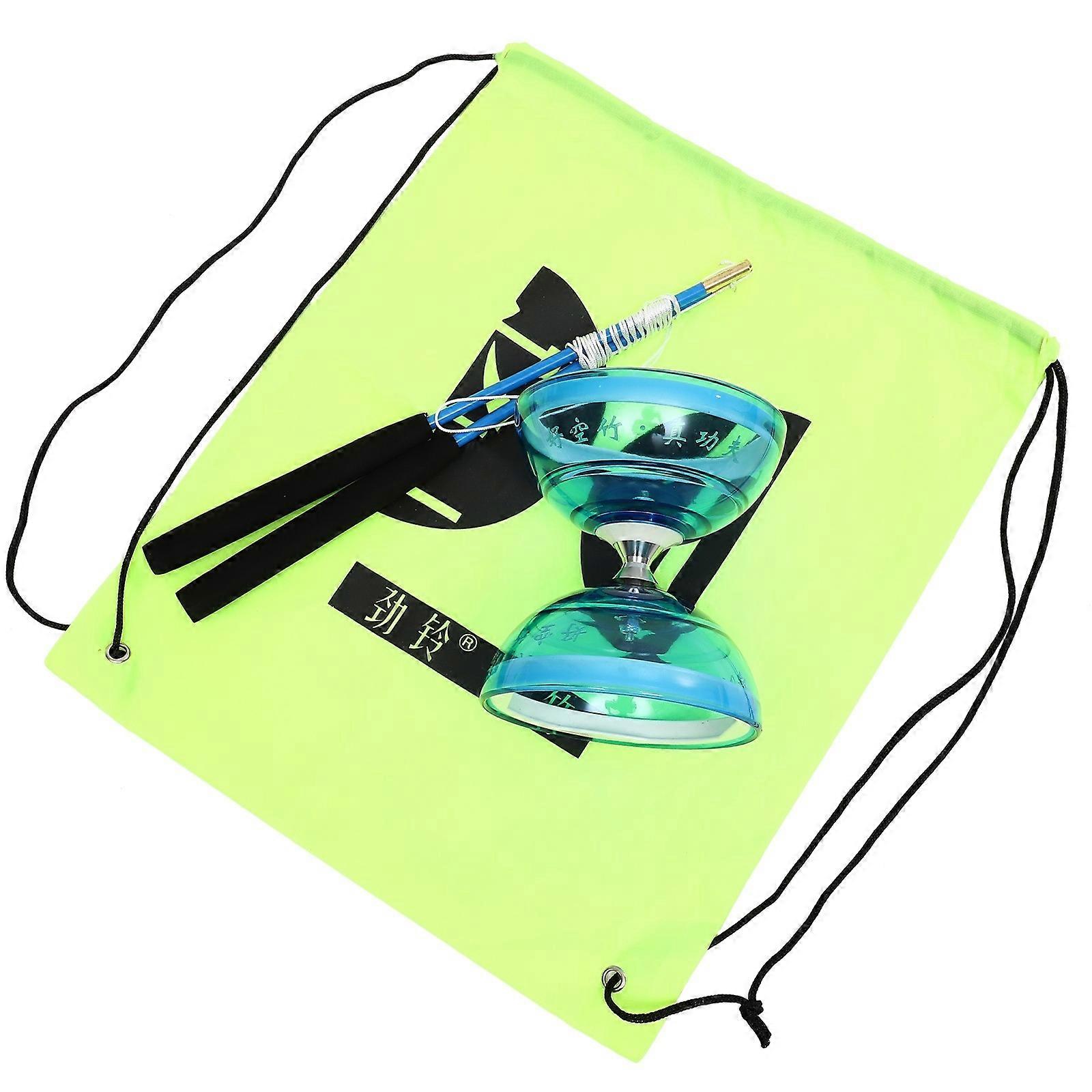 Chinese Diabolo Triple Bearing Toy for Playing 1Set with Assorted Color