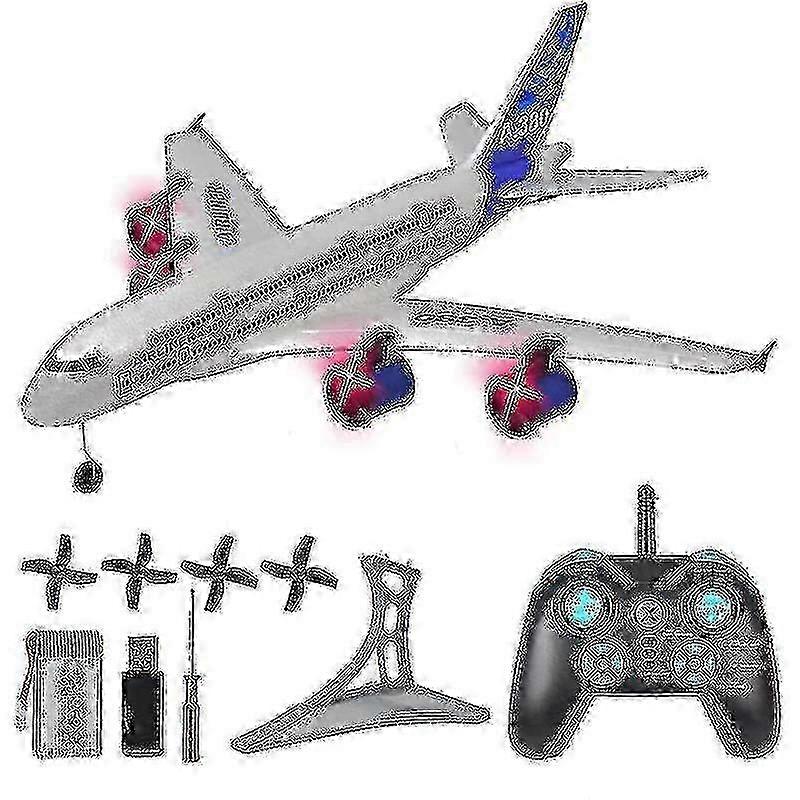 A380 Rc Airplane B747 Plane Model Rc Fixed-wing 3ch 2.4g Remote Control Aircraft Rtf Toy