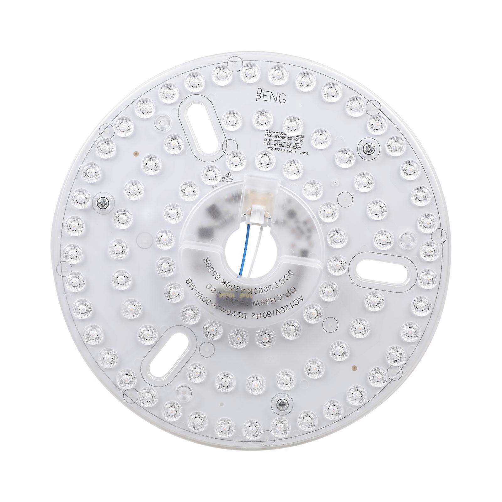 36W Dimmable Magnetic LED Panel Light Component 270mm With Modifiable Brightness For Indoor Room Fan Lighting Fixtures Multicolor