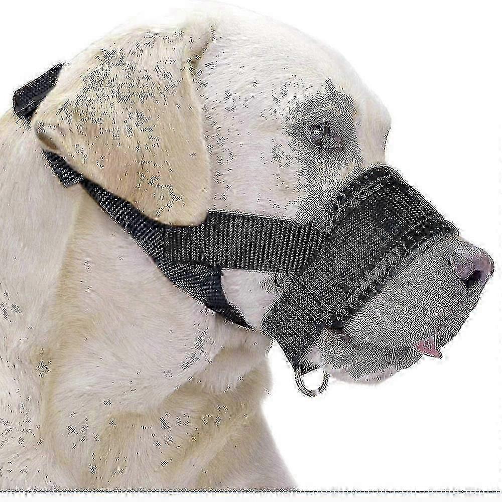 Nylon Dog Muzzle For Small,medium,large Dogs Prevent From Biting,barking And Chewing,adjustable Loop