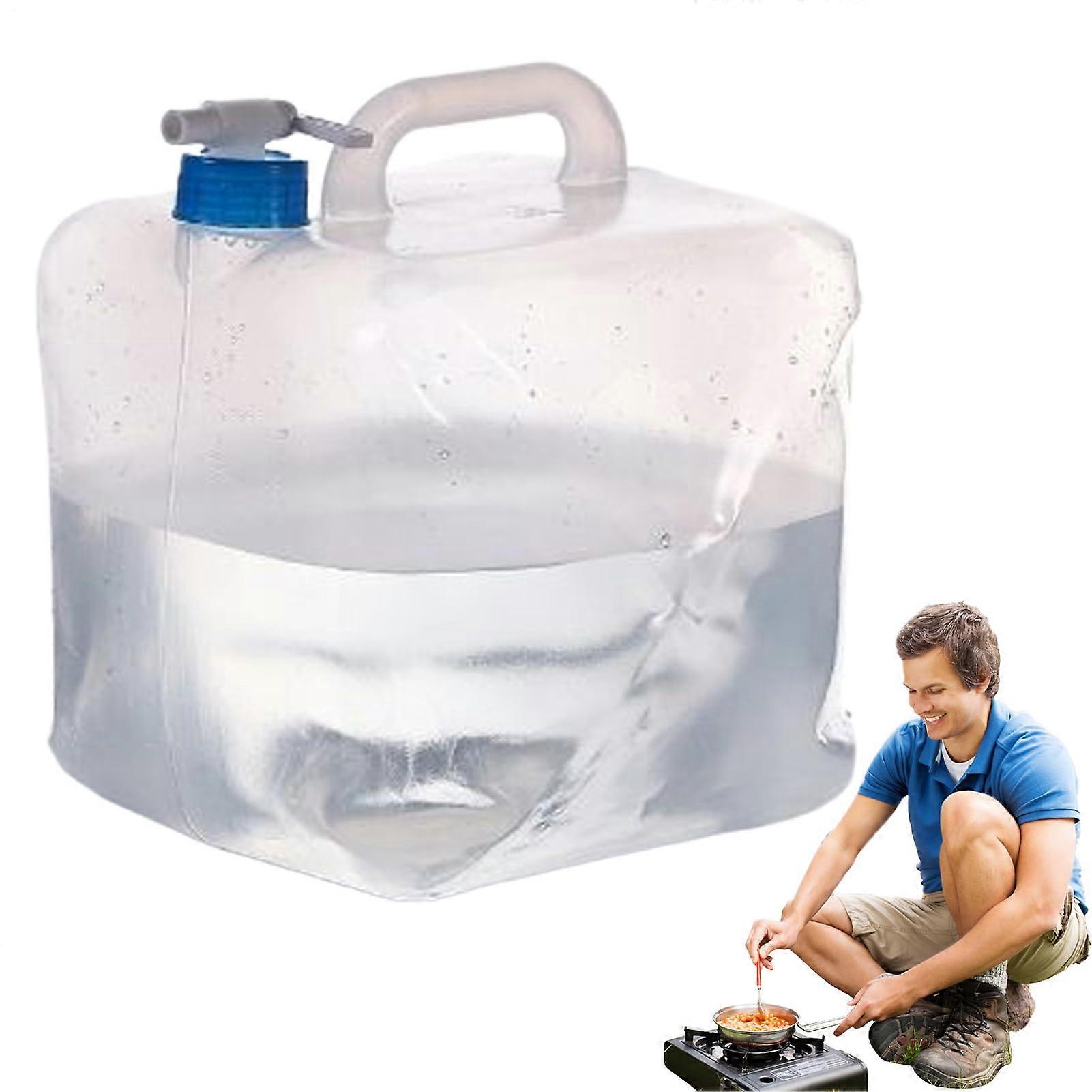 Water Bladder Storage 10 Litre Foldable Portable Container Tank for Camping Outdoor Use Heavy-Duty Material