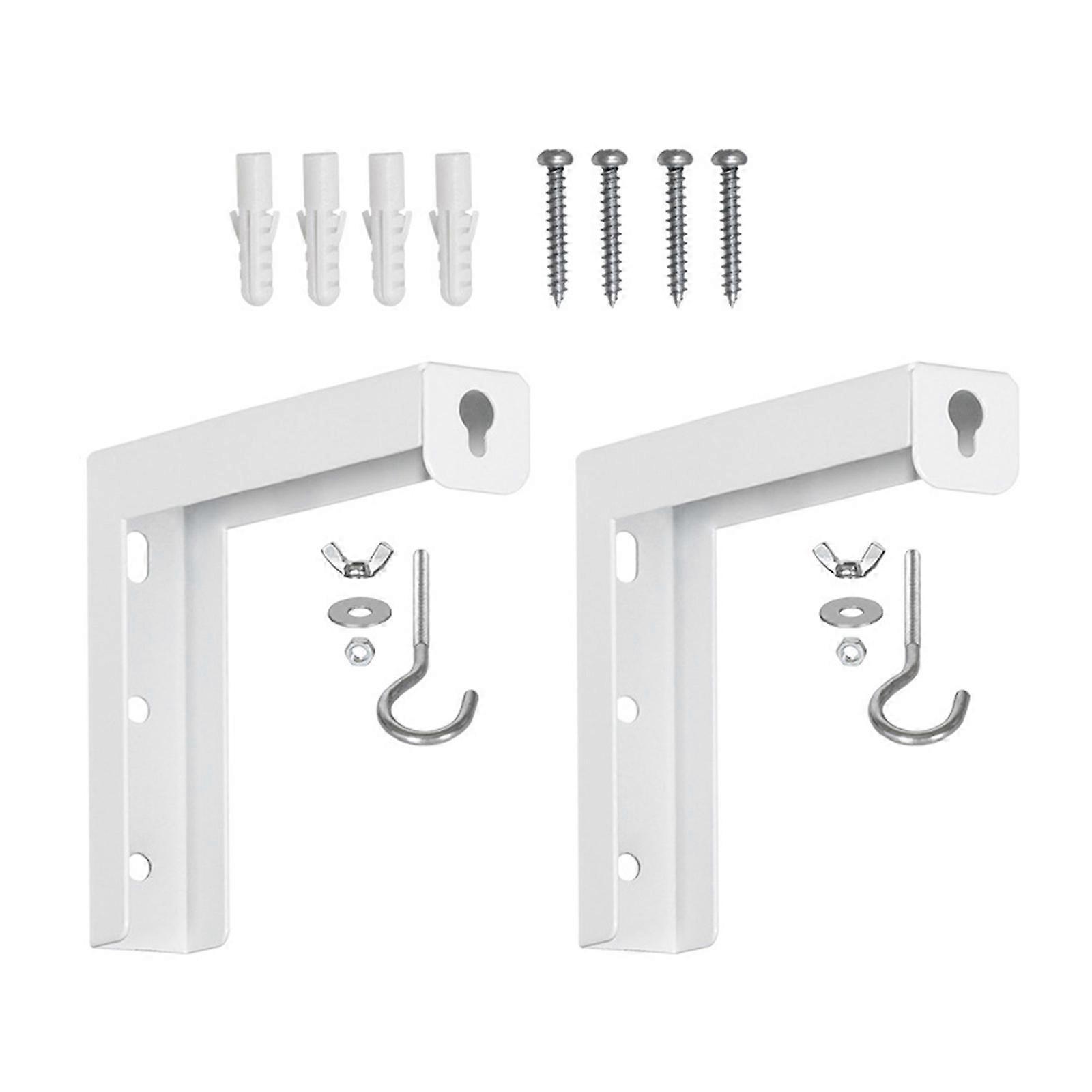 Universal Projector Screen L-Bracket Wall Hanging Mount Adjustable Extension With Hook Manual For Projector Screen Multicolor