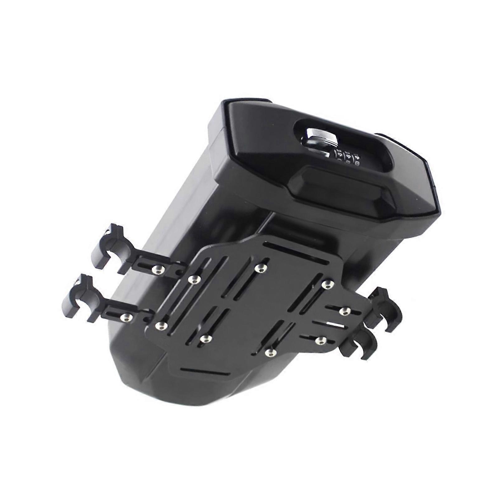 All Weather Motorcycle Side Case 3.8L Capacity Strong ABS Construction Universal Mounting System for Bike CR1000L Use Multicolor