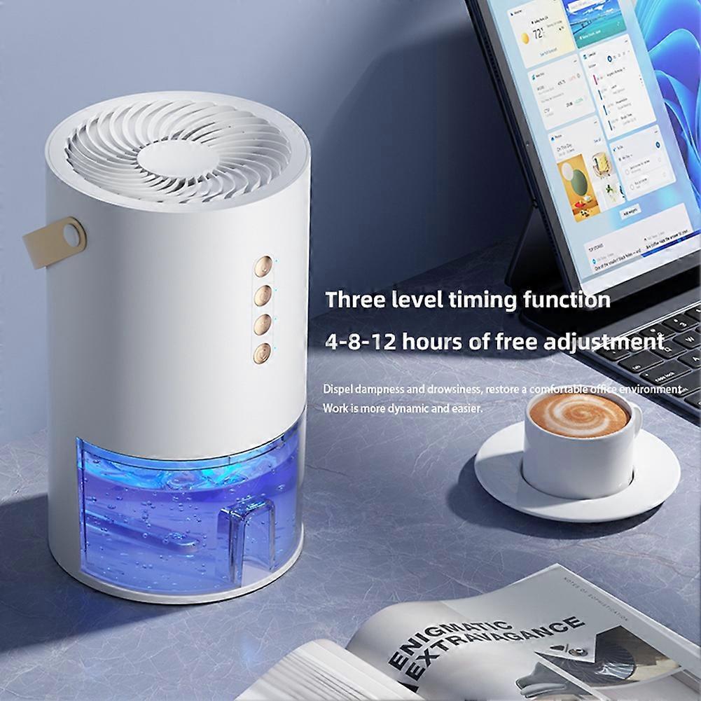 Portable Dehumidification Machine for Home Bedroom Basement Humidity Control Machine with Colorful Light EU Plug B