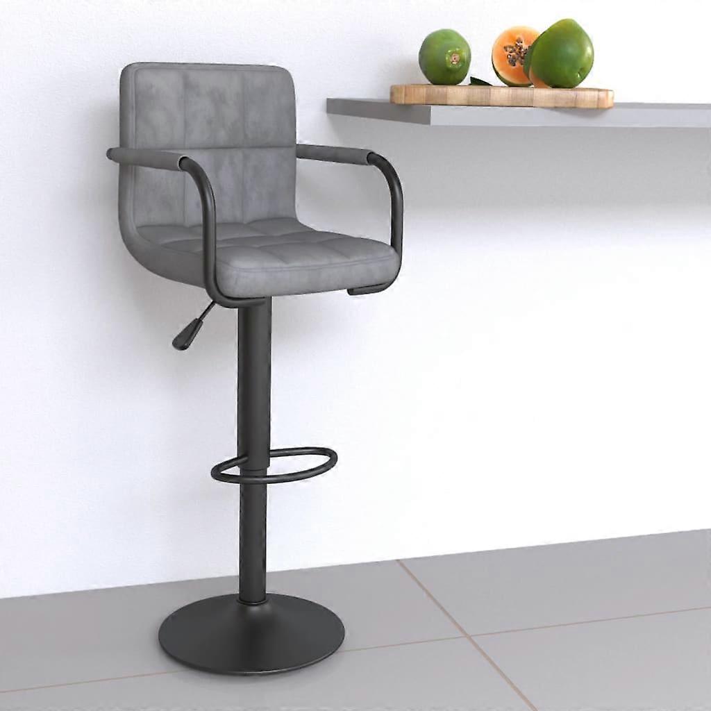 Barhocker Hellgrau Samt, SKU: 334648