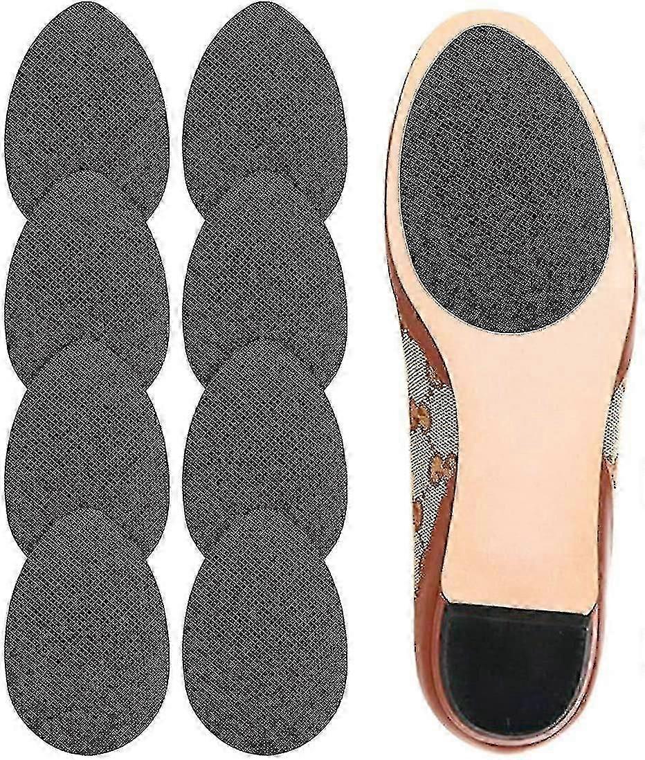 Stick-on anti-slip pads for shoes
