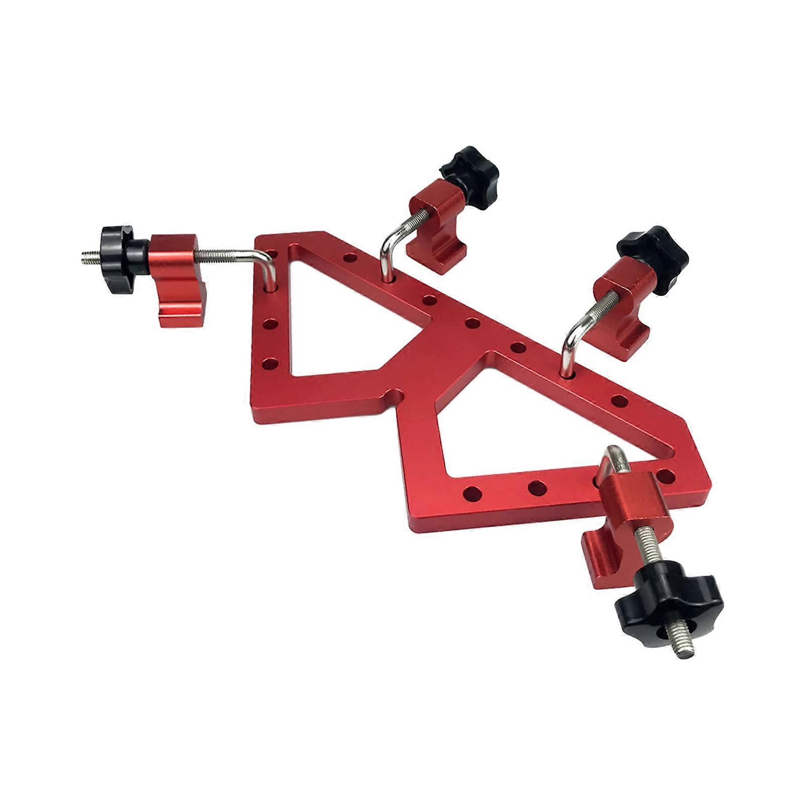 WType Auxiliary Fixture Woodworking Aluminum Square Right Angle Clamping Positioning Panel Fixing Clips Tools Multicolor