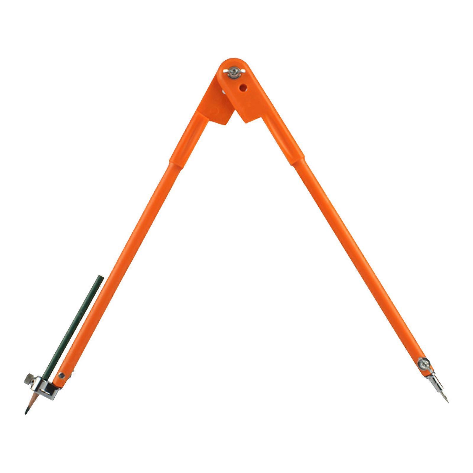 Carpenter Pencil Compasses Large Diameter Adjustable Dividers Marking Scribing Accurate Measurements Fit for Woodworking Multicolor