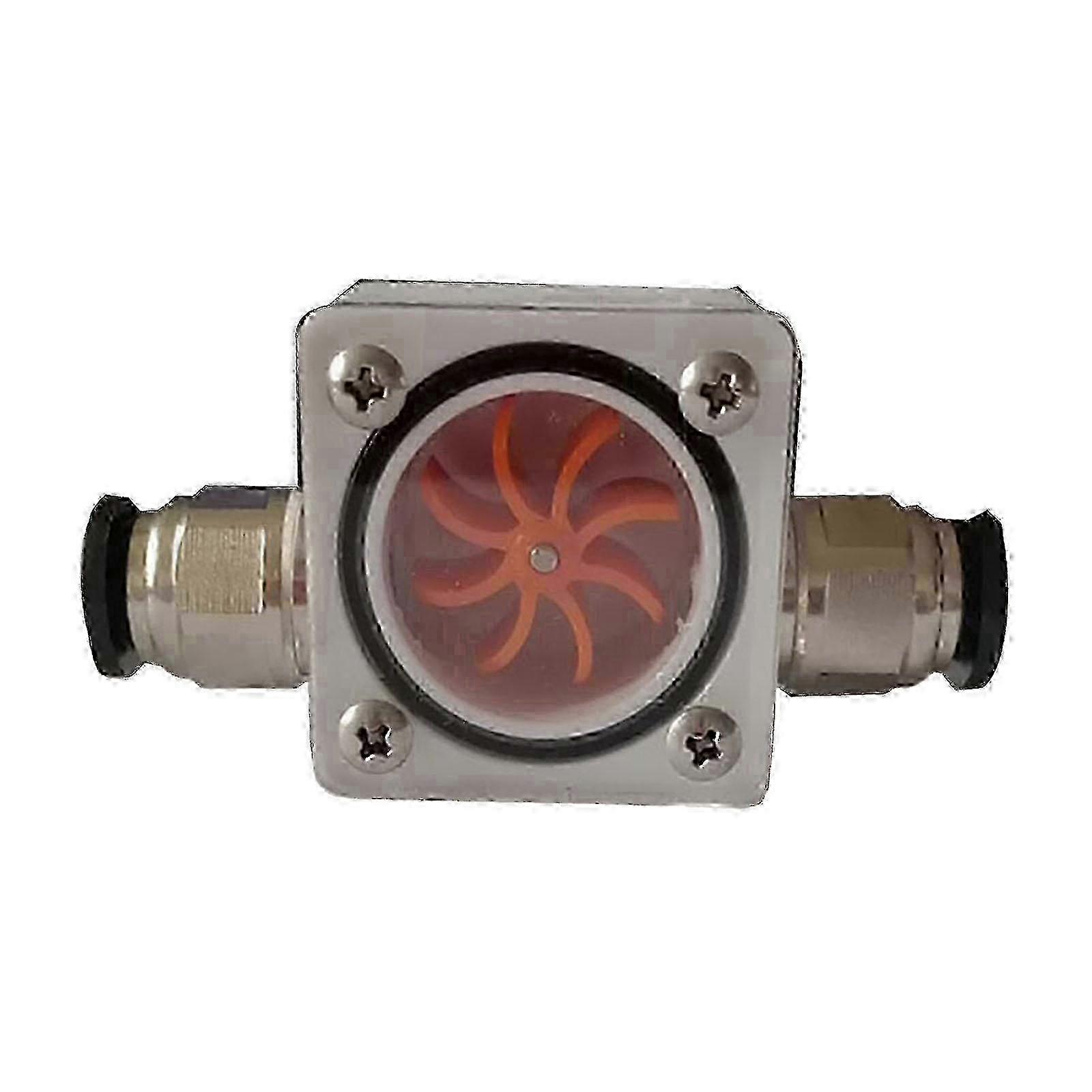 Water Flow Indicator Measuring Tool Practical 8-blade Impeller Connecter Water-Good