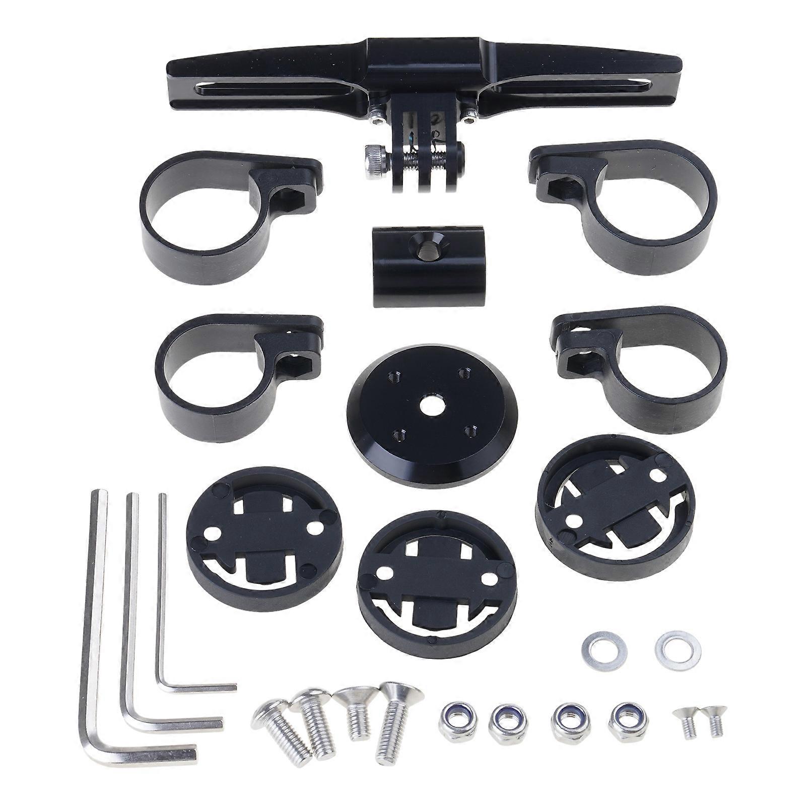 Bike Computer Camcorder,Bike Camera Mount, TT  Handlebar Code Table Fixing Bracket to The Camera Base  Black