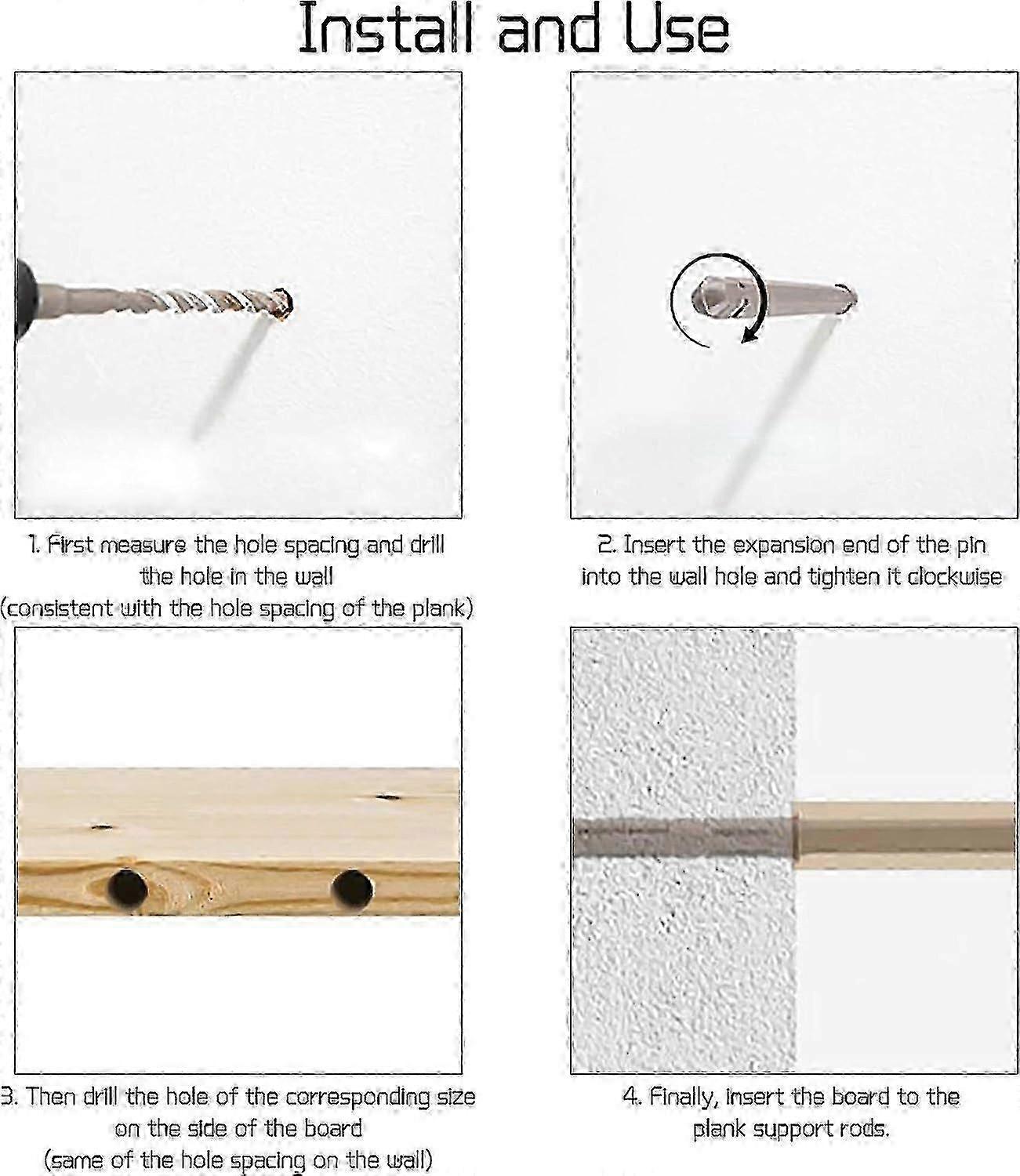 8 Pieces Hidden Floating Shelf Brackets, Invisible Wall Bracket Shelf Brackets, Heavy Duty Brackets For Diy Floating Board Wall Shelves (10x100mm)