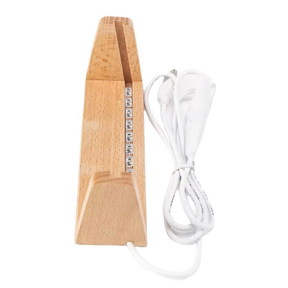 Beech U-Shaped Luminous Base Teacher'S Day Calendar Ornaments Base Beech U-Shaped Acrylic Luminous P  o Frame